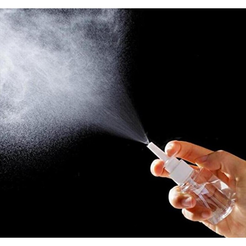 6PCS 10ML Empty Brown Glass Nasal Spray Bottles Refillable Fine