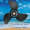 VRIWOY Boat Propeller for Suzuki Engines 13×19 13 3/4×17 13