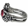 Ro Rox Alchemy England Claddagh by Night Ring Irish Blood