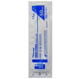 Terumo Premium Large Luer Lock CE Approved Sterile Medical 50ml Plastic Syringe - 10 Pack