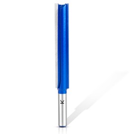 NICAVKIT 1 x Straight Milling Cutter for Router, 8 mm Shank, Extra Long Groove Cutter, Wood Cutter, Flush Cutter for Wood, Extra Long Working Length 76 mm