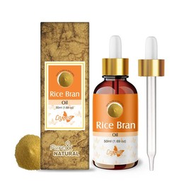 CRYSALIS Crysalis Rice Bran (Oryza Sativa L.) Oil | Pure & Natural Undiluted Cold Pressed Carrier Oil - 50ml/16.9fl oz