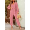 PRETTYGARDEN Jumpsuits For Women Dressy 2024 Fall One Piece Outfits