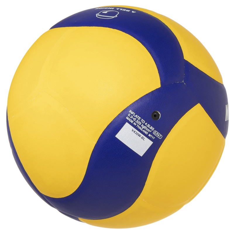 Mikasa V430W-BL Volleyball with Bell No. 4 for Junior High