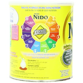 Nestle Nido Instant Dry Whole Milk Powder, Fortificada, 1.76 Pound Can