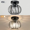 Hudi Fyier Chandelier Crystals Ceiling Lighting Fixtures, Small LED Flush