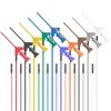 Cleqee 10 Groups Mini Grabber SMD IC Test Hook Clip