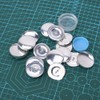 Buttons for covering round buttons, base cover buttons kit, self-covering