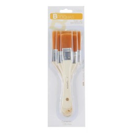 Rodart Set De Brochas Rodart 3 Medidas 3 Piezas Sinteticas