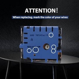 2024 New W10434452 Dual Infinite Stove Switch Compatible with Whirlpool, Amana, Inglis, KitchenAid, Maytag Stove PS11754687 AH3503258 EA3503258 AP6021365 WFE515S0EW0