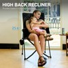 EVER ADVANCED Reclining Camping Chairs for Adult Lightweight, Folding Recliner