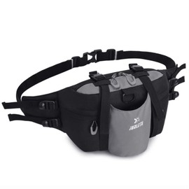 3-Way Running Pouch, Fanny Pouch, Large Capacity, Smartphone Holder, For Sports, Waterproof Zipper, Night Reflection, Mountain Climbing, Excursions, Travel, Night Walking, Cycling, Walking,