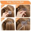 50 Pcs Heat Shield Guards, Round Hair Extension Protective Cover,