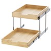 Sikarou Wood Pull Out Cabinet Organizer 2 Tie 11" W