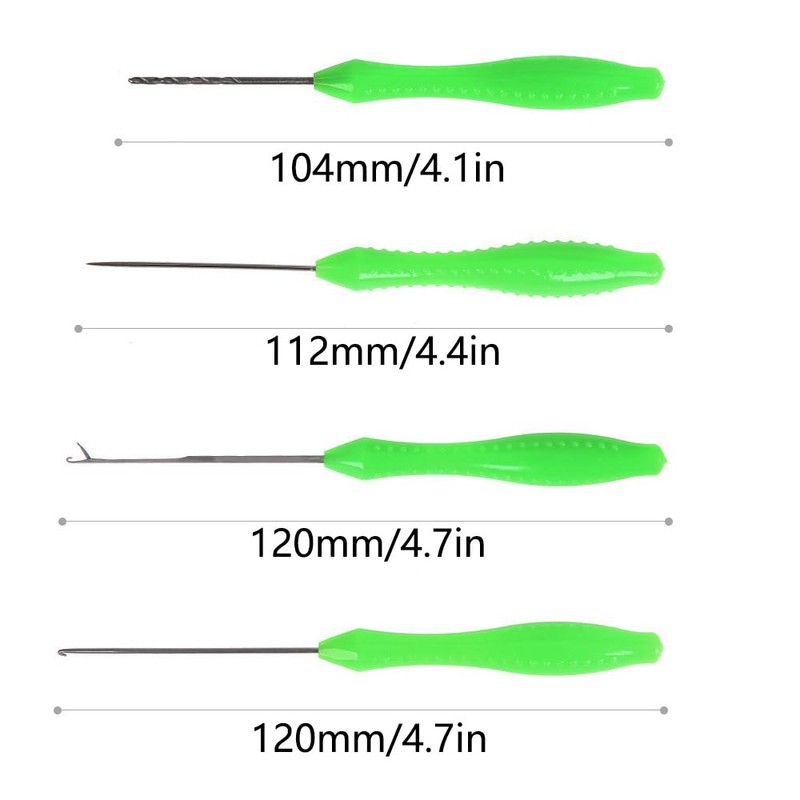 Fishing Lure Knot Tying Tool Set, 4 Pieces Plastic Fishing