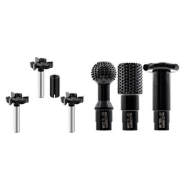 CNC Spoilboard Surfacing Router Bits, 1/4-Inch Shank 1-Inch Cutting Diameter, DARTOTEK Slab Flattening Router Bit Planing Bit Wood Planing Bit Planer Bit for Wood