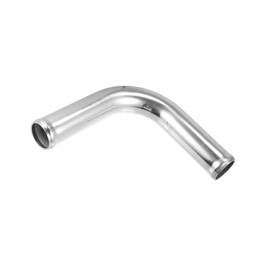INFINAUTO OD 1.5" 38mm Leg Length 4" 100mm Aluminum Alloy Tube Intercooler Pipe 90 Degree Bend Elbow Air Intake Tube Silver Tone for Car Stylish Design