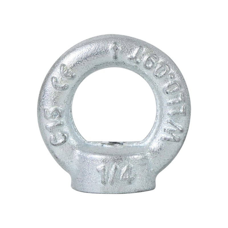 Zadery 1/4"-20 Lifting Eye Nuts, Drop Forged C15 Galvanized Threaded