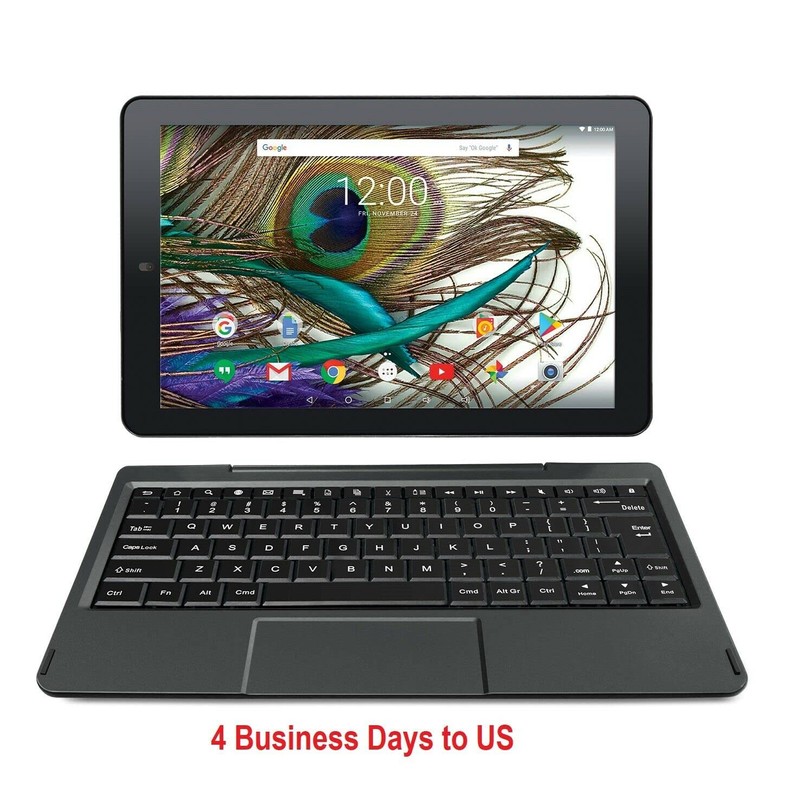 RCA Viking Pro 10" 2-in-1 Tablet 32GB Quad Core Charcoal