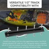 8" Black Kayak Gear Track Rail for YakAttack GTSL90 GearTrac