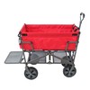 Mac Sports Heavy Duty Steel Double Decker Collapsible Yard Cart