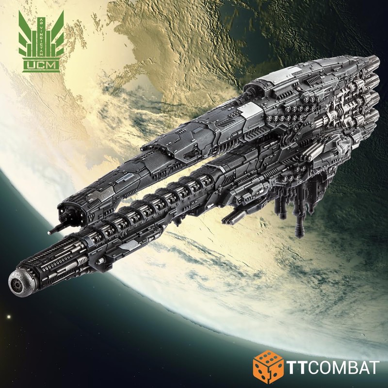 Dropfleet Commander TTCombat UCM Battlecruisers TTDFX-UCM-022