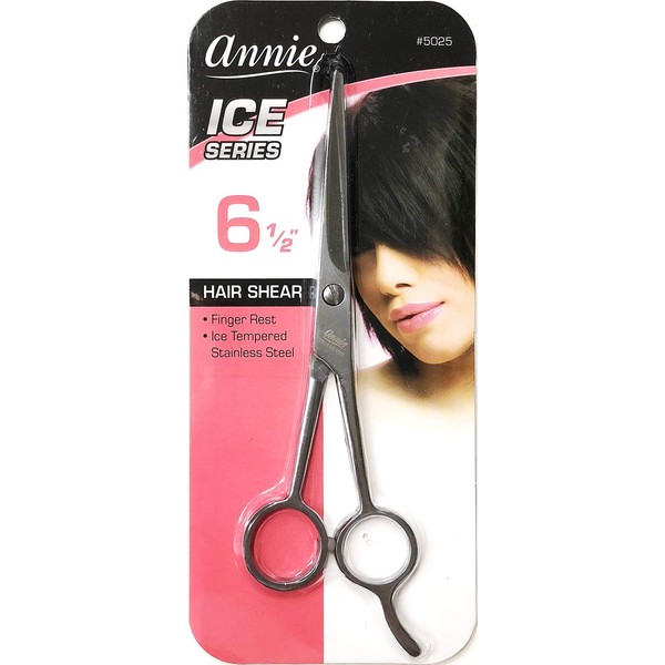 Annie Ice Tempered Stainless 6-1/2" Hair Shear Cutting Scissors #5025