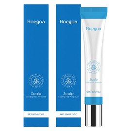 2PCS Scalp Hair Growth Serum with Ball Bearings - Non-Greasy Hair Essence for Men & Women - Promotes Faster Hair Regrowth & Cleanses Scalp