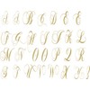 SEC Apparel Iron-On 3" Chopin Letters (Gold)