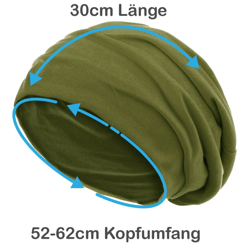 style3 Slouch Beanie made of breathable, fine and light jersey