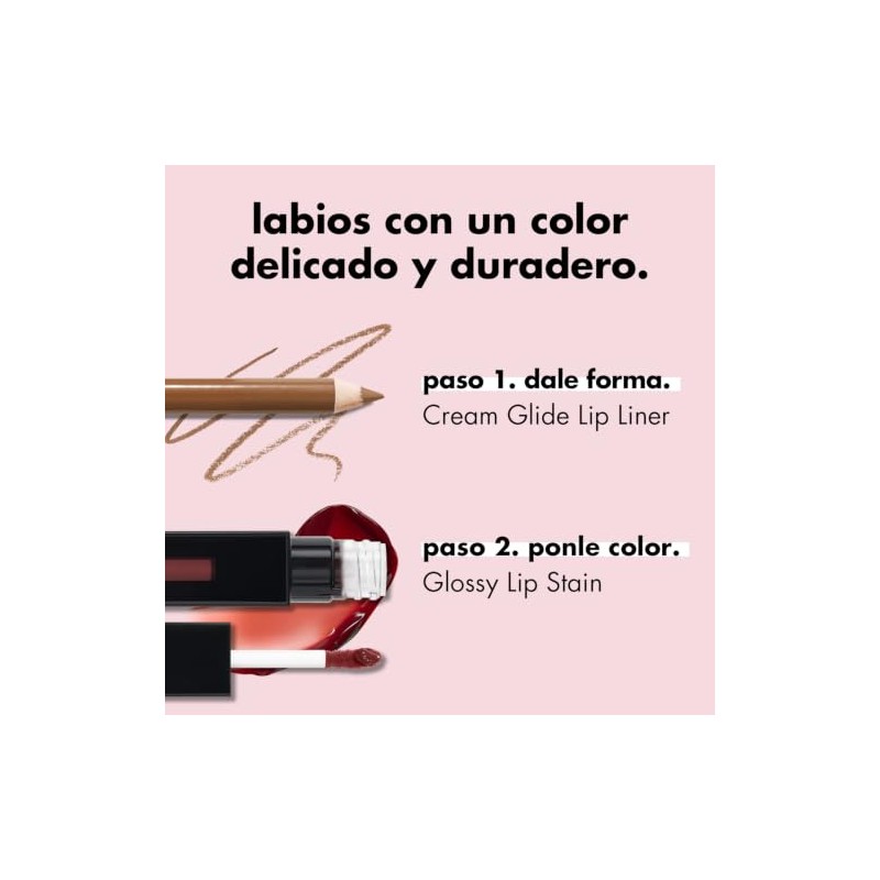 e.l.f. Cosmetics Glossy Lip Stain Tinte Labial Brillante Rosa Suave