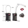 TSA Luggage Locks, [2 Pack] 3-Digit Security Suitcase Locks, Combination