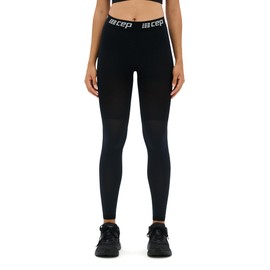 CEP Footless Recovery Compression Tights, Black, Women, IV