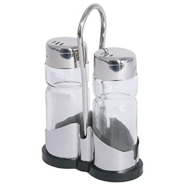 Contacto Stainless Steel Cruet Salt and Pepper
