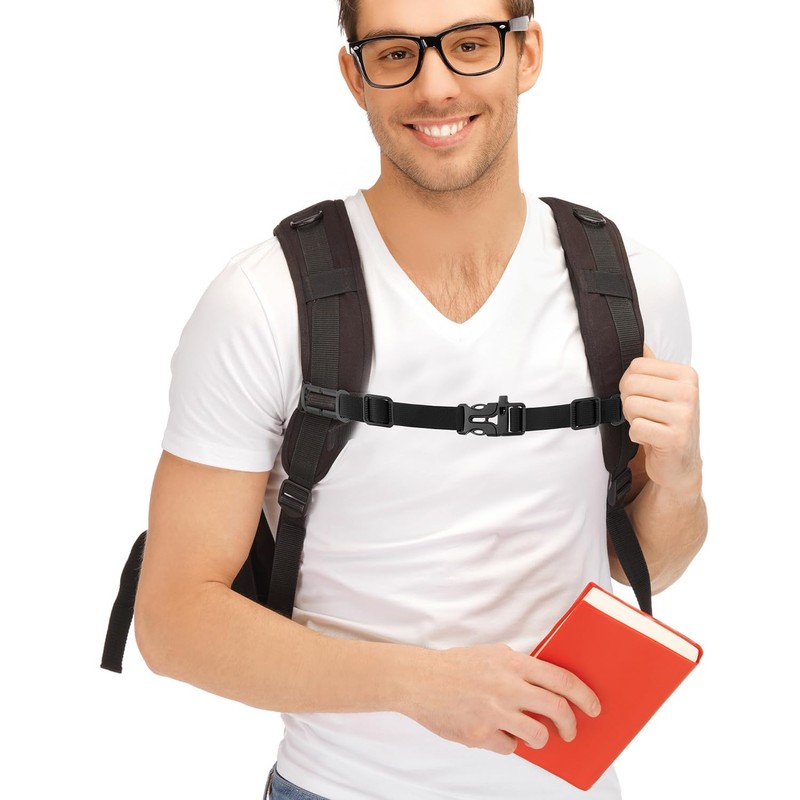 Backpack Pack Chest Strap, 7.8-17.7in Adjustable Webbing Sternum Strap Extenders