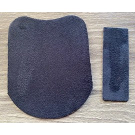 CIR-CUT ARCHERY TRADITIONAL LONGBOW SUEDE FLEECE BOW HANDLE GRIP PAD with FINGER STRIP Archery