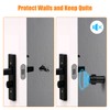 6 Pack Door Stoppers, Floor Door Stop 2.5 Inch Cylindrical