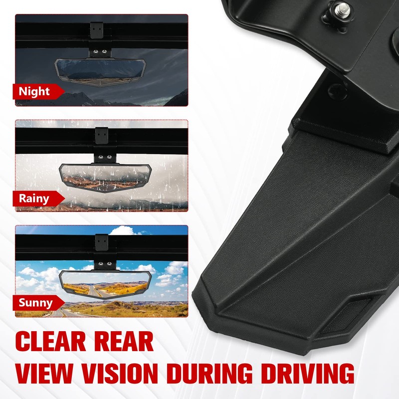 A & UTV PRO Rear View Mirror Compatible with Can