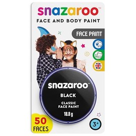 Snazaroo Classic Face and Body Paint for Kids and Adults, Bright Green Colour, Water Based, Easily Washable, Non-Toxic, Makeup, Body Painting for Parties, for Ages 3+