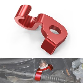 NICECNC Clutch Line Clip 6061-T6 Aluminum Compatible with Yamaha Blaster 200 YFS200 1988-2006, Replacement for 10V-1131E-00 Red