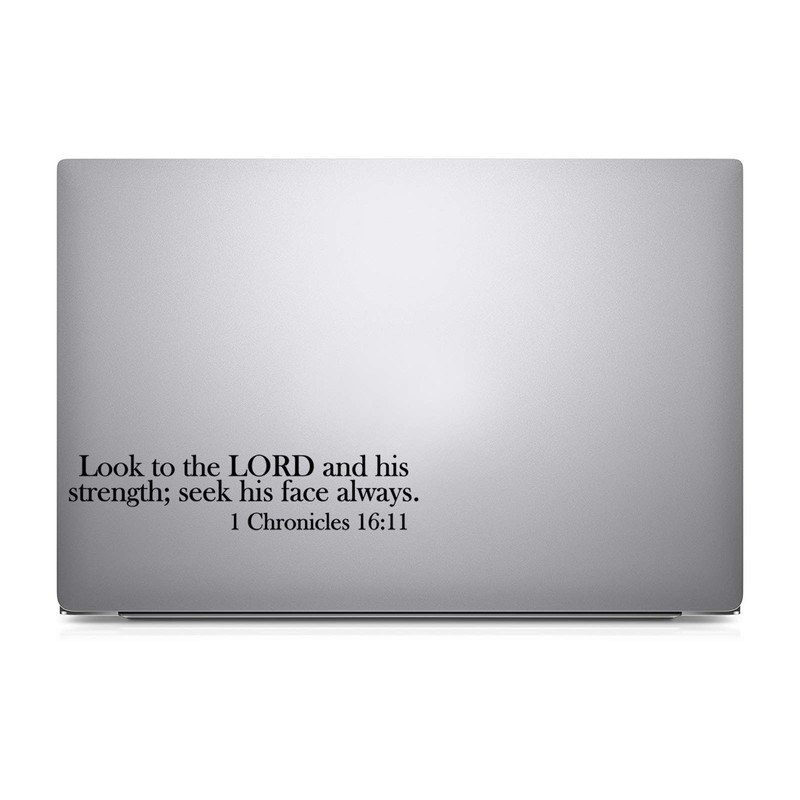 Bargain Max Decals 1 Chronicles 16:11 Verse Decal Notebook Car