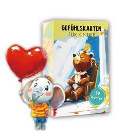 Emotion Cards for Children, Pack of 50, Emotion Cards with Emotion Monsters and Explanatory Texts, for Self-Regulation for Nursery & Primary School, Emotional Development