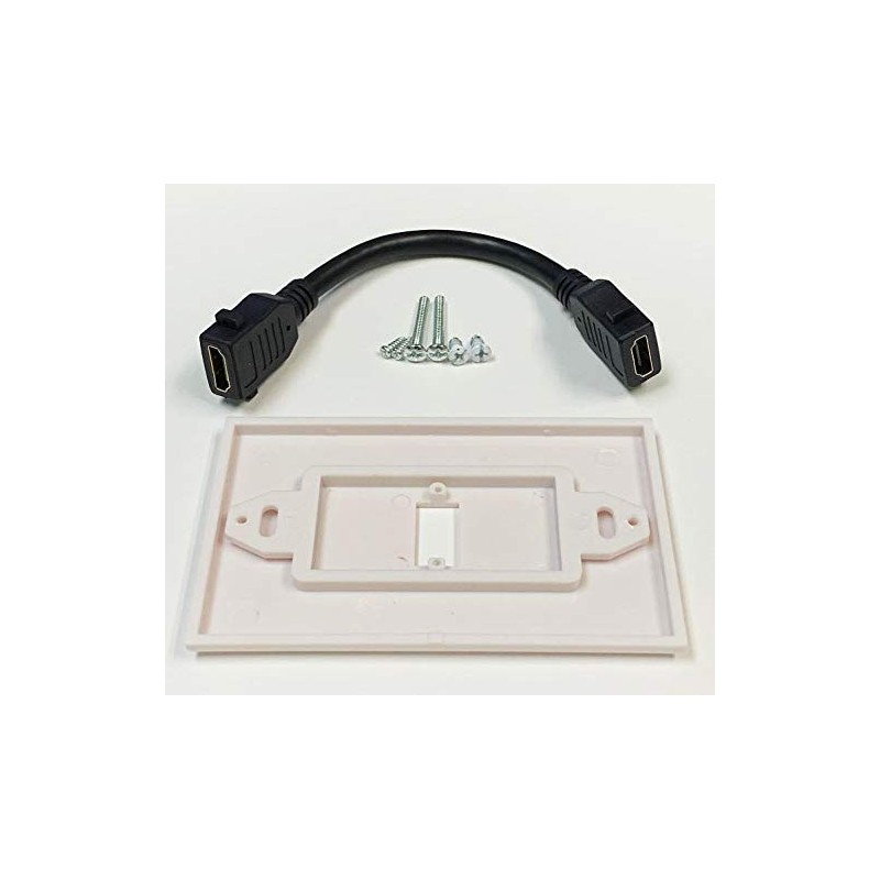 iMBAPrice - HDMI Pigtail Wall Plate Built-in Flexible Hi-Speed HDMI