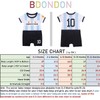 Toddlers Soccer Costume for Baby Boys #10 Argentina Football Baby