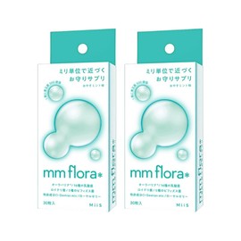 Talk about TV CM! (Official) mm flora Mint Flavor, Set of 2, Bad Breath Tablet, Bacteria Activation, Mint, Lactic Acid Bacteria, Reuteri Bacteria, Aura Barrier Oral Flora Breath Care