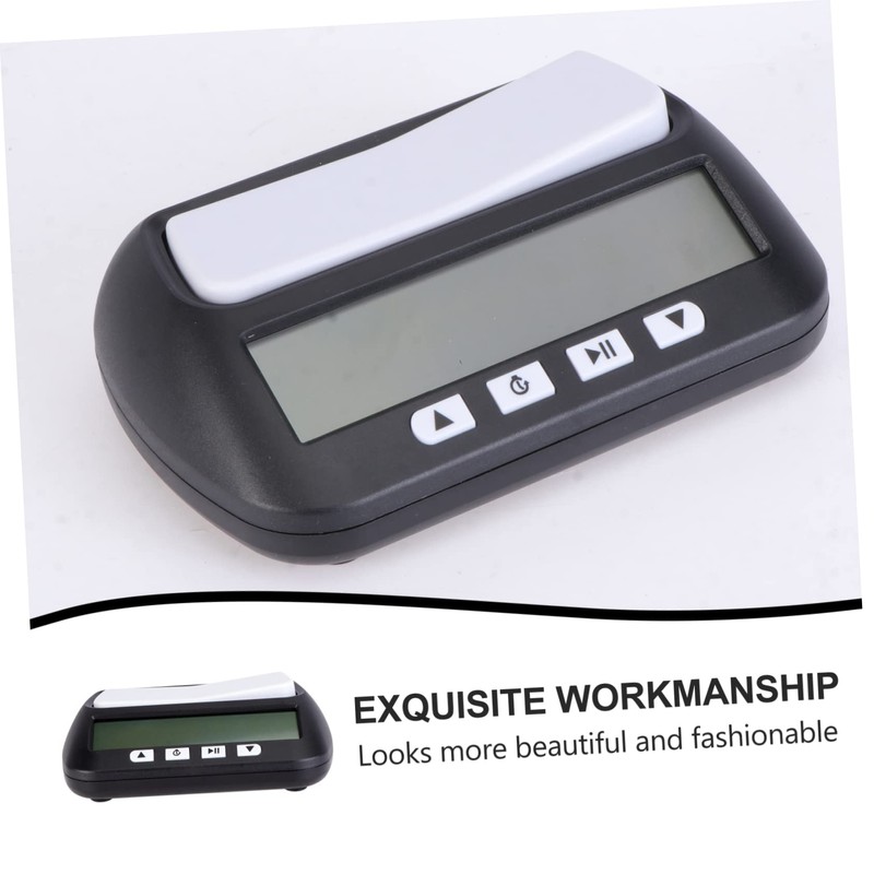KOMBIUDA 1pc Chess Clock Timer Chess Timer Black Abs