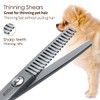 FOGOSP 4.5" Thinning Shears for Dogs Grooming Face with Safety