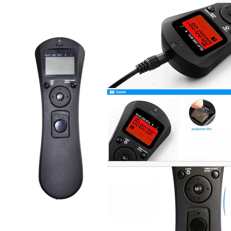 RGBS FSK 2.4GHz Wireless Shutter Remote Release Control With Cable