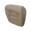 FZJDSD Tan Driver Side Bottom Replacement Microfiber Leather Seat Cover
