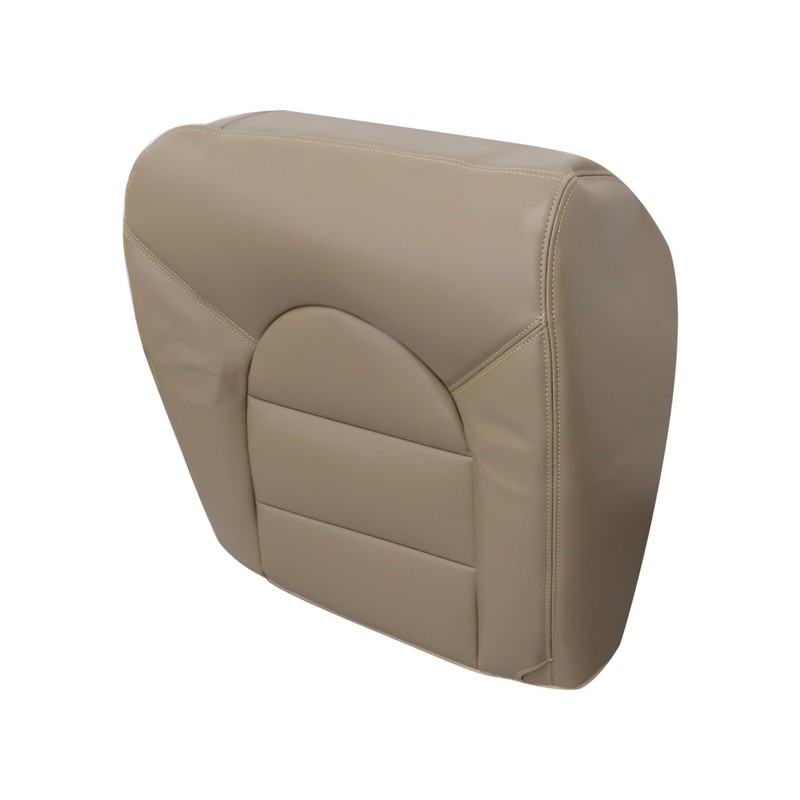 FZJDSD Tan Driver Side Bottom Replacement Microfiber Leather Seat Cover